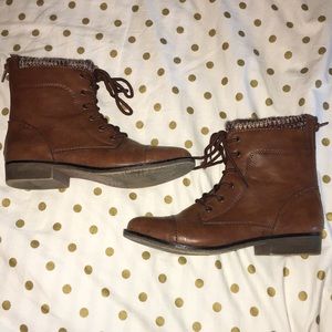 WORN ONCE MUDD Combat Boots!